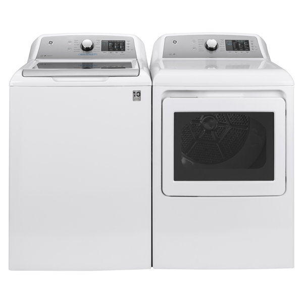 GE Appliances Washer & Dryer Set with 4.8 Cubic Feet Top Load Washer